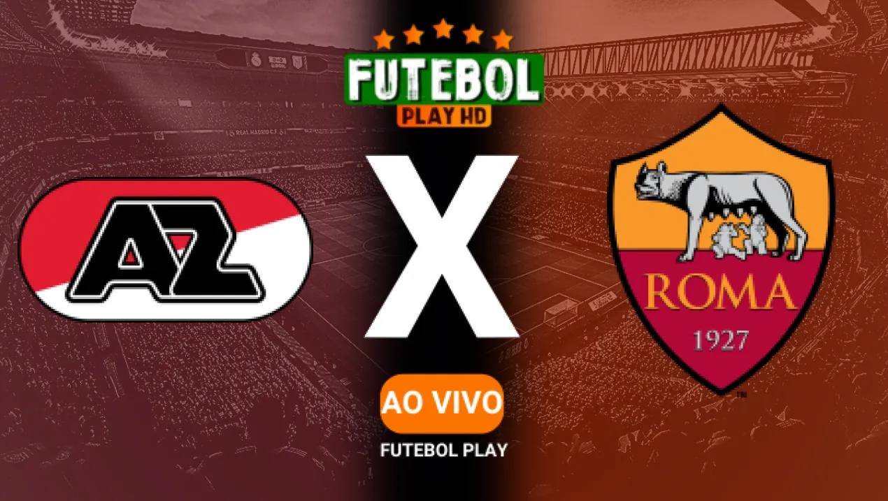 Assistir AZ Alkmaar x Roma ao vivo online 23/01/2025 HD