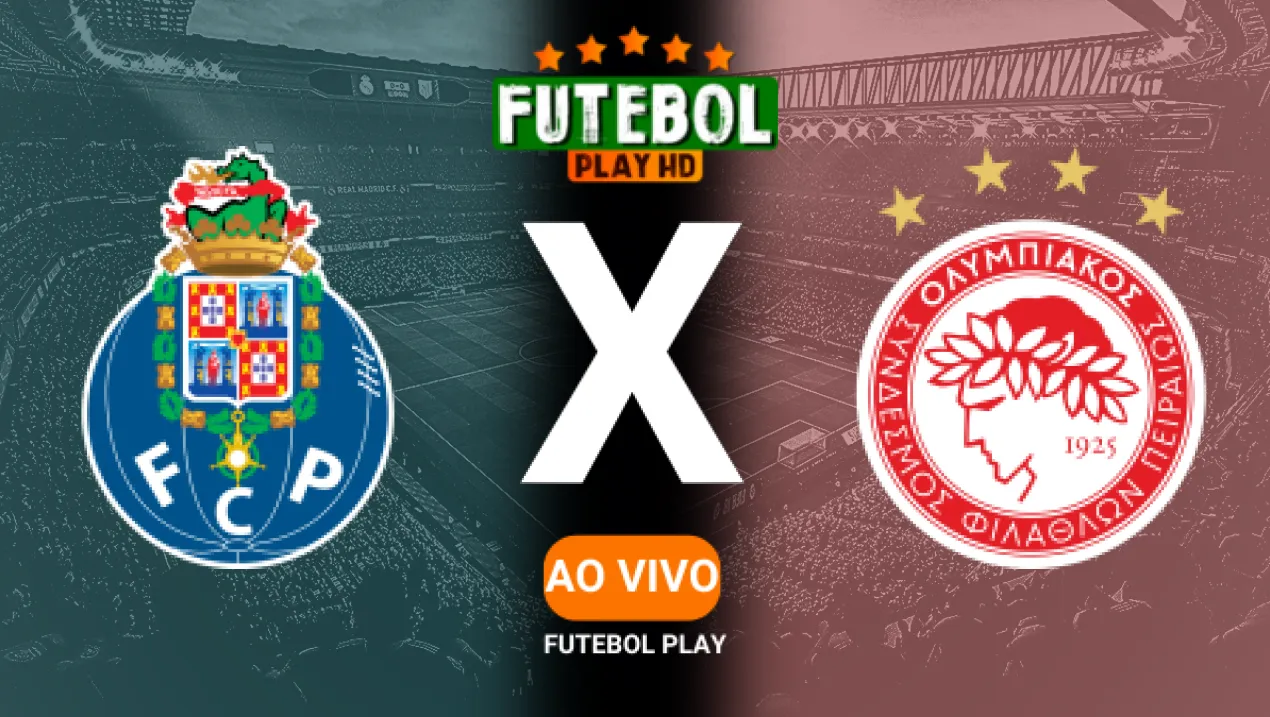 Assistir Porto x Olympiacos ao vivo gratis 23/01/2025 ao vivo