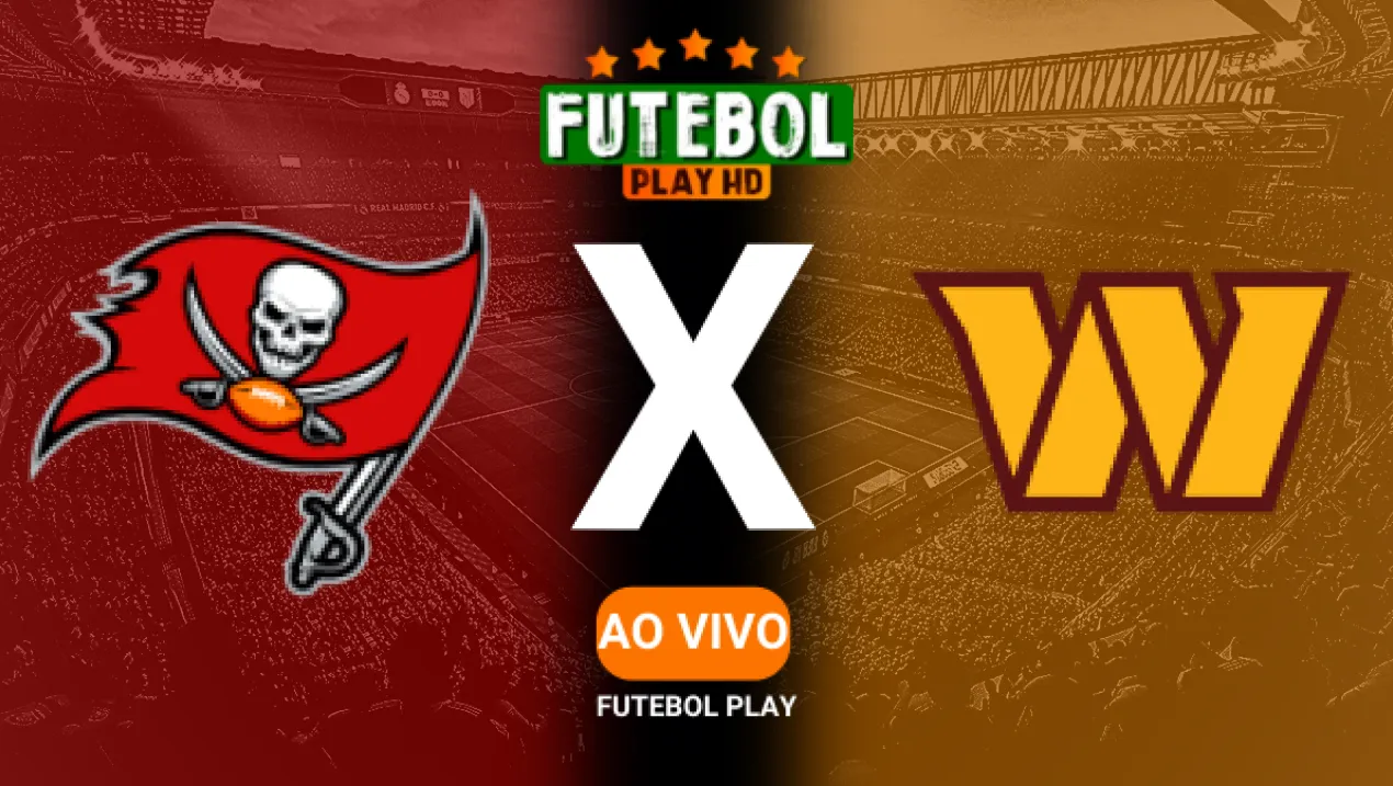 Assistir NFL: Tampa Bay Buccaneers x Washington Commanders ao vivo online HD 12/01/2025